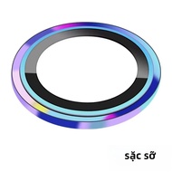 Kim Loại Bảo Vệ Ống Kính Máy Ảnh Cho iPhone 15 Pro Max 11 12 14 Pro Max 14 Plus 13mini 9H Kính Cường