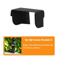 หน้าจอ Sun Hood สำหรับ DJI Osmo Pocket 3 กล้อง Gimbal หน้าจอบังแดด Anti-glare ป้องกันสำหรับ Osmo Pocket 3 อุปกรณ์เสริม
