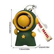 Keychain Kipas Angin Portable Mini Astronot Cute Karakter Gantungan Kunci Astronot Kipas Gantung Ast