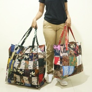 LAUNDRY Bag Large Jumbo Multipurpose Shopping Bag - Jumbo Patchwork Batik LAUNDRY Bag - Foldable Sho