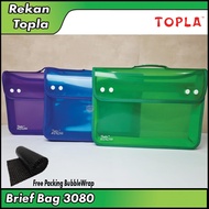 Map Bag Plastic Button Bag/ Document Bag/ Button Plastic Bag/ School Bag/ Les Bag/ Two Button Bag/ B