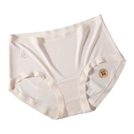 Lenzing Modal & Mulberry Silk 7A Antibacterial Mid-High Waist Panties for Women