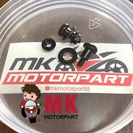 [ 2Pcs ] Honda EX5 Dream / GBOJ / FAME BOLT & NUT SCREW Set Mudflap Mudguard / Rear Fender Mud flap 