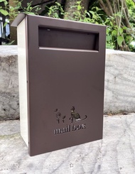 貓咪款　不鏽鋼上拉式信箱 不銹鋼郵筒