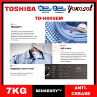 [Sellers Own Fleet] TOSHIBA TD-H80SEM 7KG SENSEDRY™ TUMBLE DRYER