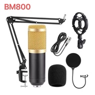 Professional USB Condenser Audio BM800 Studio Microphone Vocal Record Mic with Stand for PC Phone So
