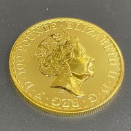 香港現貨 2023年 英國不列顛女神 金幣 英女皇伊利沙伯頭像