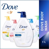 Dove Body Wash, 1L
