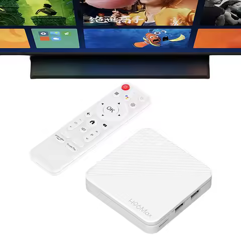 Smart TV Box 4K Android 14 Media Player with 2GB RAM and 8GB 16GB Storage WiFi Bluetooth for Streami