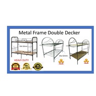 DOUBLE DECKER BED / KATIL BESI 2 TINGKAT / KATIL DOUBLE DECKER / KATIL TINGKAT PLYWOOD