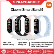 Xiaomi Smart Band 9 l 1.62" Amoled Display l Up to 21Days Battery Life 🎁Xiaomi Malaysia Warranty