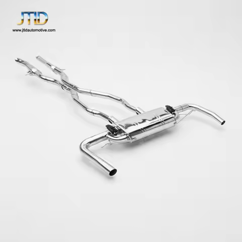 Catback Exhaust System for Mercedes Benz ML63 AMG W166 5.5T 2012-2015, 304 Stainless Steel Valved Mu