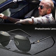 N87 Unisex Photochromic Polarized Outdoor Aviator Sunglasses