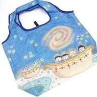 日本限定 櫻桃小丸子 Maruko 便攜 大容量 可摺疊 環保袋 手提袋 購物袋 單肩袋 （需訂購）