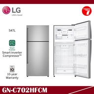 [ Delivered by Seller ] LG 547l Top Freezer Fridge in Platinum Silver Finish / Refrigerator / Peti S