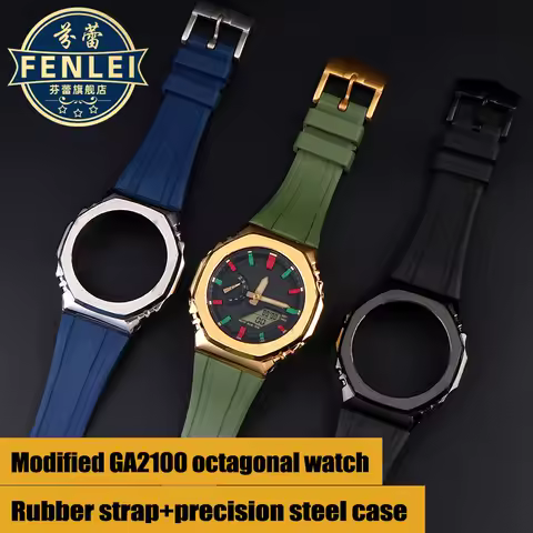 For Casio G-SHOCK GM-2100 GA-2100/GA-2110 GM-5600 Modified Rubber Watch Strap Watch Case AP Farmhous
