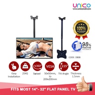 Unicomall LCD LED TV Tilt Ceiling Wall Mount TV Bracket Fits Most 14''-32'' inch Code:D808