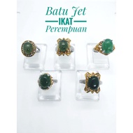 Cincin Batu Jet China ( Saiz Perempuan )