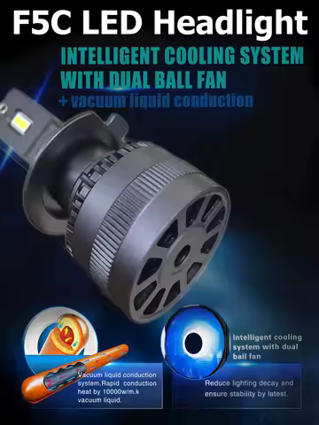 F5C 120W 12000LM H11 9005 LED Bulbs LED H11 Headlight Kit Fog Light 9005 Car LED Lamps LED Headlight