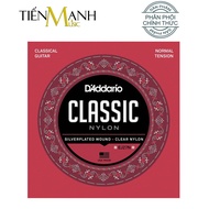 [Mã Giảm 10k] Dây Đàn Guitar Classic DAddario EJ27H EJ27N - Ghita Silverplated Wound - Clear Nylon S