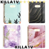 KILLA1V Calendar 2026, Agenda Weekly and Monthly 2026 Planner,  Monthly Tabs Jan.2026 - Dec.2026 A5 