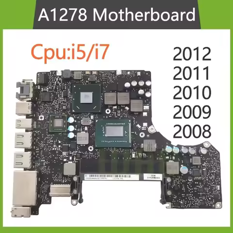 Original For MacBook Pro 13" A1278 Original Logic Board Motherboard i5 2.5GHz i7 2.9GHz 820-3115-B 2