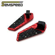 ที่วางเท้า CNC กระจกมองหลังมอร์เตอร์ไซต์ SEMSPEED ที่รองเท้าที่เท้าสำหรับผู้โดยสาร SYM Husky 150 ADV