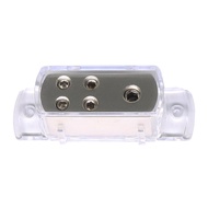 [mcfsnzwtxz1bw] Car Audio Power Ground Distribution Block 4-Way 4 Gauge In 8 Gauge Out