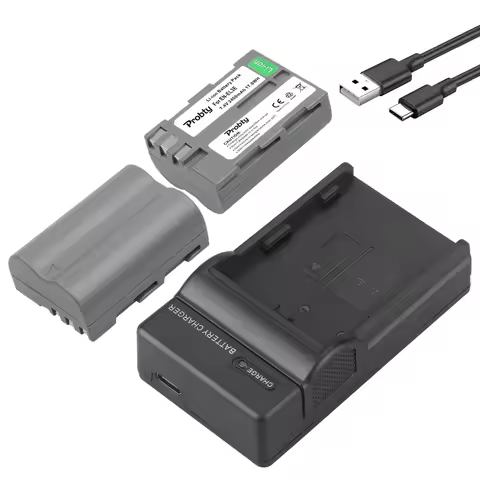2400mAh EN-EL3E EN-EL3 ENEL3 EN EL3a EL3e Battery+Charger for Nikon D50 D70 D70S D80 D90 D100 D200 D