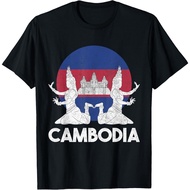 Cambodia Cambodian Flag Khmer Traditional Dance Apsara T-Shirt