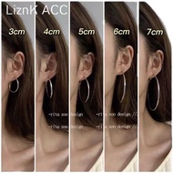 Unique Exaggerated Earrings Hoop Earrings Large Steel Hoop Earrings Minimalist Style Fashion Earring