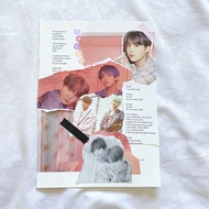 Fanmade mini poster / binder cover deco bts Taegi
