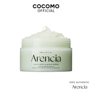 (ARENCIA) Cloud Body & Scalp Scrub Geranium & Primrose 260g - COCOMO