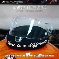 Alpinestars Supertech R10 Carbon Fiber Large Tail Wing เครื่องป้องกันตา แว่นกันลม สำหรับ a Star แว่น