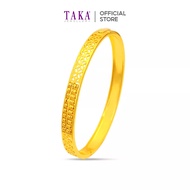 TAKA Jewellery 916 Gold Abacus Bangle