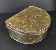 Antique 19th Century Straits Chinese Brass Snuff Boxes