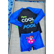 TTOYS Paw Patrol Swimwear: Dive into Fun with UV 30+ Protection! (2 Pcs Set) in Blue