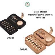 KNITPRO - Oasis Starter Interchangeable Crochet Hook Set Crochet Hook Crochet Set Crochet Kit