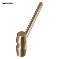 FAVORITEGOODS Gavel, Yellow Brass Hammer, Lawyer Courtroom Gavel Company