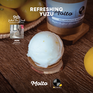 REFRESHING YUZU (ไอศกรีม ส้มยูซุ จากไร่โทะกุชิมะ 1 ถ้วย 16 oz.) - Molto premium Gelato