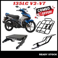 (Yamaha 135LC V2-V7 LC135) Delivery Bag Rack Motor+Rapido Adjustable Rack Lipat/Monorack V Rack
