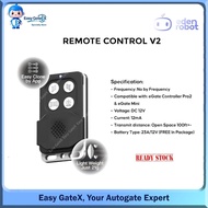Eden Robot Gpro Autogate Remote Controller – No Frequency Needed – Works with eGate Controller Pro2 