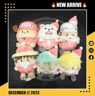 <門市同步發售> 23年12月新貨！日本草帽商店限定！全新未使用 海賊王 One Piece 小毛公仔 (聖誕特別版 Christmas ver.) 索柏 Chopper / 培波 貝波 Bepo /