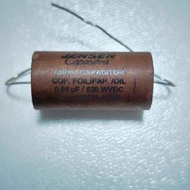 丹麥 Jensen Audio Capacitor 油浸銅箔紙管電容 0.01µF 630VDC
