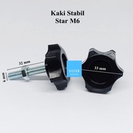 Star M6 Stable Feet and Nuts - Contents 2 Pcs