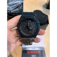 🔥100% Original G-Shock GA-2100-1A1DR GA-2100-1A1 Custom Black Stainlesss Steel AP GA-2100 GA-2000 TM