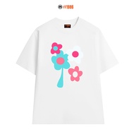 Unisex women's and men's t-shirt with loose sleeves in local brand t-shirt, loose form, oversize rou