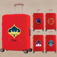 Lightweight Scratch-Resistant Luggage Protector - Elastic Fabric with Velcro Interface (Ramadan Beau