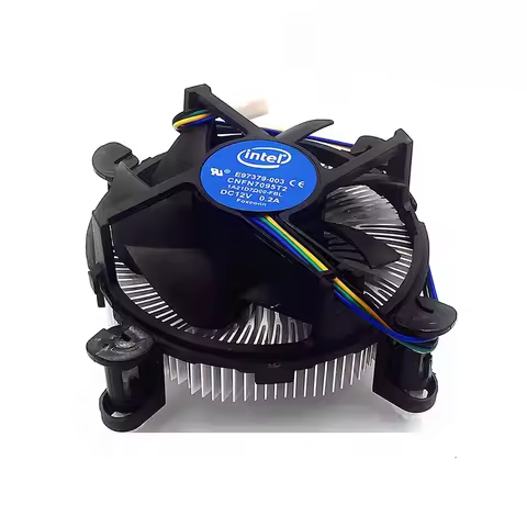 Intel cooler Fan Original New Copper Aluminium 4 Pin PC Desktop Support LGA 1150 / 775 / 1155 / 1151