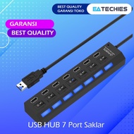 USB Hub 7 Port Saklar On Off Hiqh Speed Quality 100% ORIGINAL